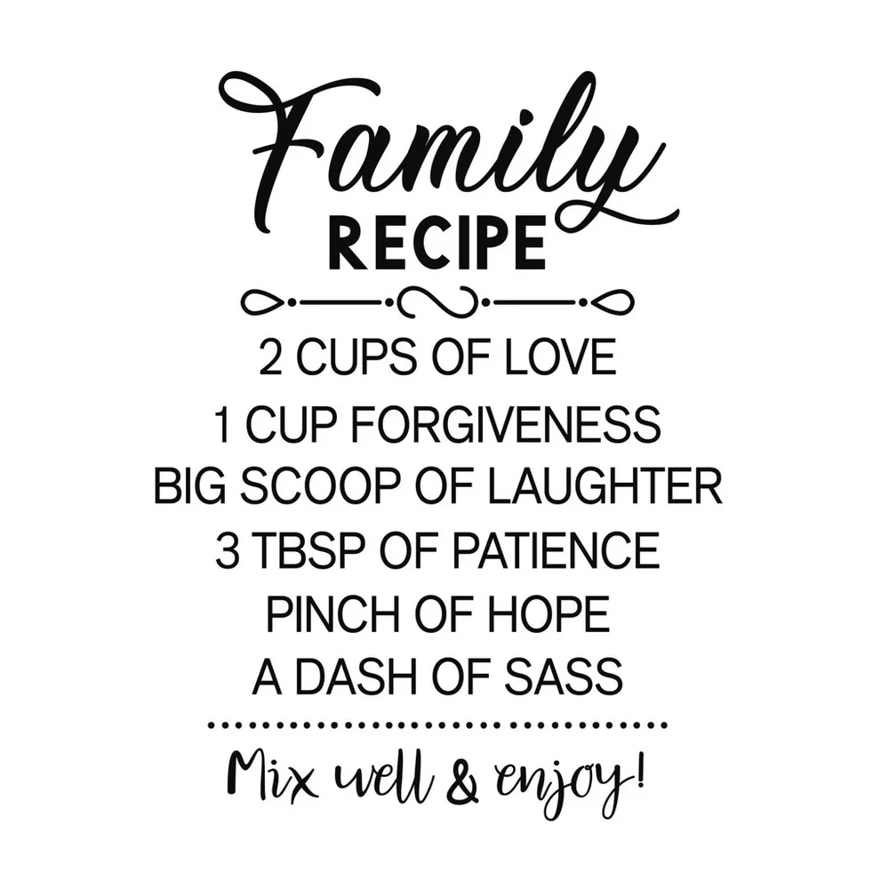 “Recipe for” kitchen hand towel pick design